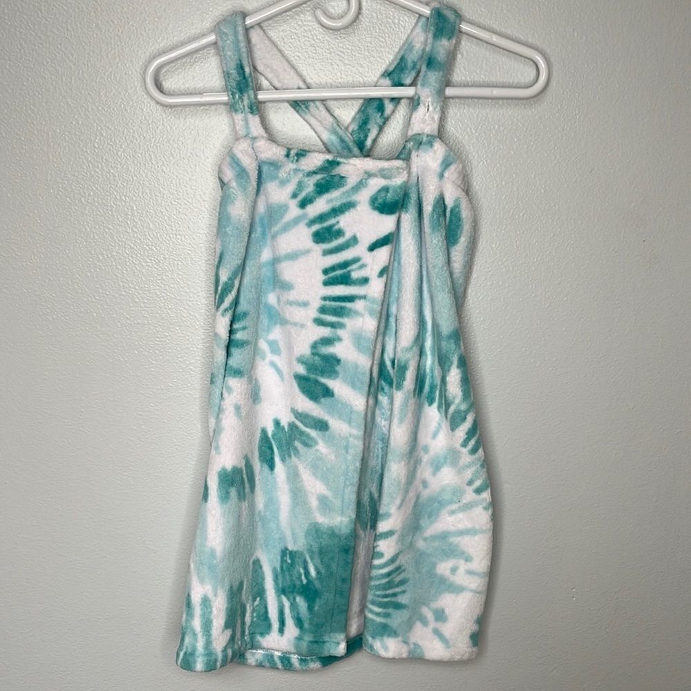 More than Magic Fleece swim suit cover-up.  Size S/M. Tie Dye design.